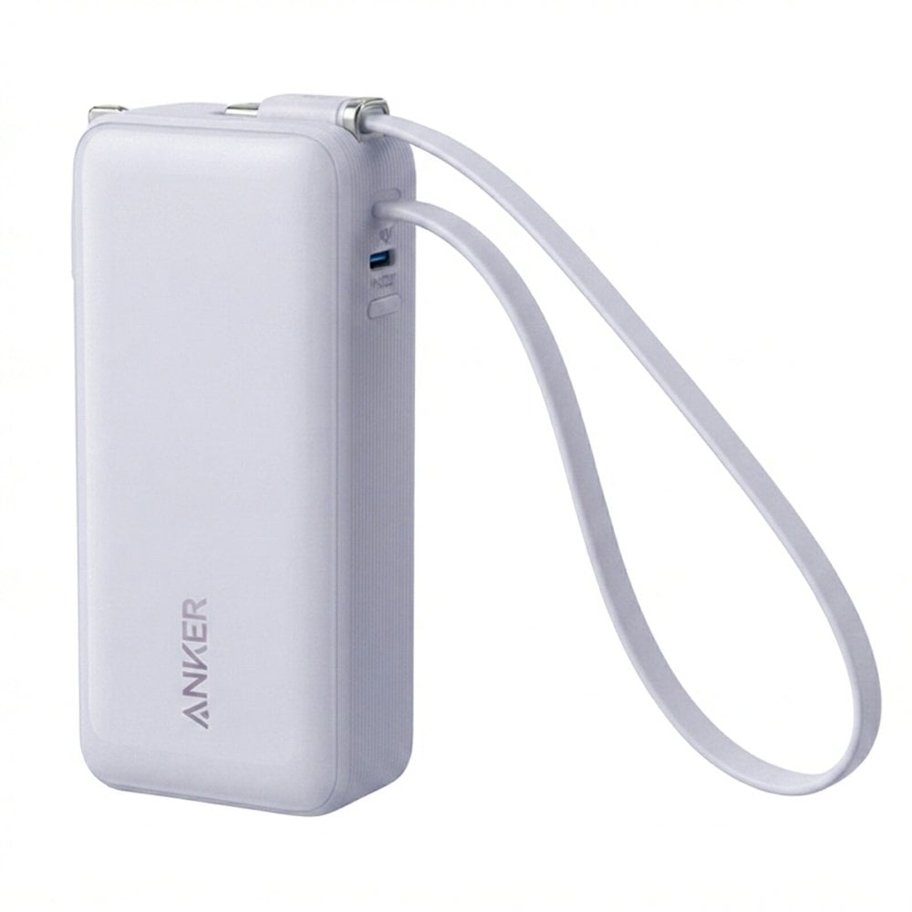 Anker Power Bank A1637 10000mAh Fusion モバイルバッテリー 最大30W USB-Cケーブル内蔵 コンセントプラグ搭載 ギフト 彼氏 誕生日 ガジェット プレゼント 