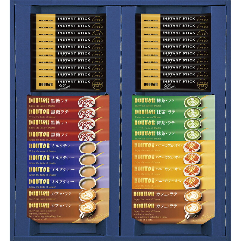 お歳暮・冬ギフト ドトールコーヒー インスタントスティックアソートギフトセット (DIA-30R) ※送料無料(北海道・沖縄・離島への配送不可)