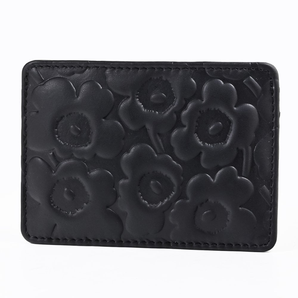 マリメッコ marimekko カードケース 名刺入れ カードホルダー 2026冬新作 ウニッコ レディース ブラック 96099 096099 900 北欧雑貨 北欧デザイン 送別会 誕生日 お中元 結婚祝い 結婚式 高級 父の日 母の日 ホワイトデー【スペシャルラッピング660円(別売り)】