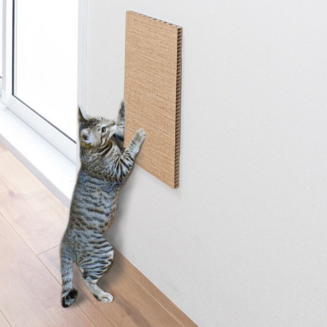 吸着壁に貼れる猫のつめとぎ 麻 2個入り