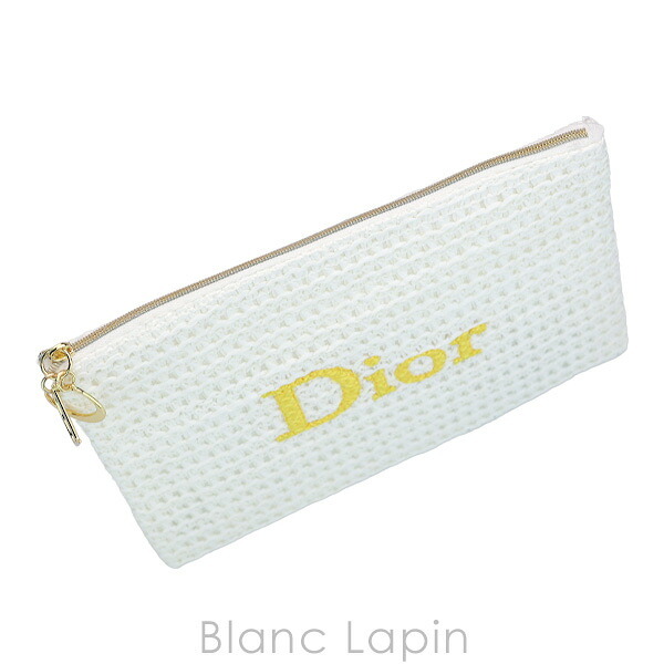 【ノベルティ】 クリスチャンディオール Dior ホワイトメッシュポーチ