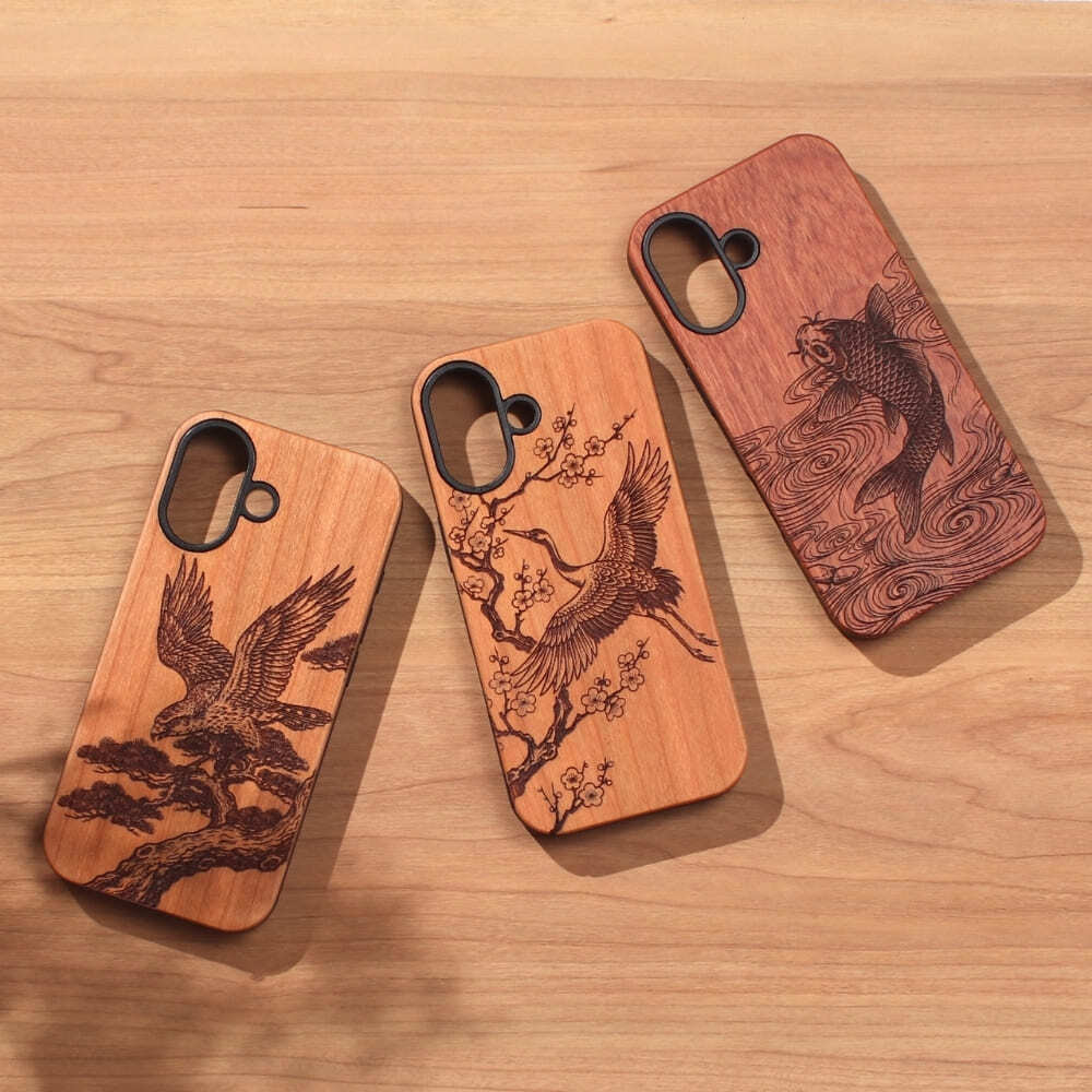 iphone14 ケース 木製 iphone14Pro iphone14Plus iphone14ProMAX ウッド 天然木 和柄 和彫り アイフォン 14 14Plus 14Pro 14ProMAX スマホケース 14プロ マックス プラス iphoneケース スリム 軽い 花鳥風月 日本 縁起物 おしゃれ メンズ 高品質 耐衝撃 ギフト 送料無料
