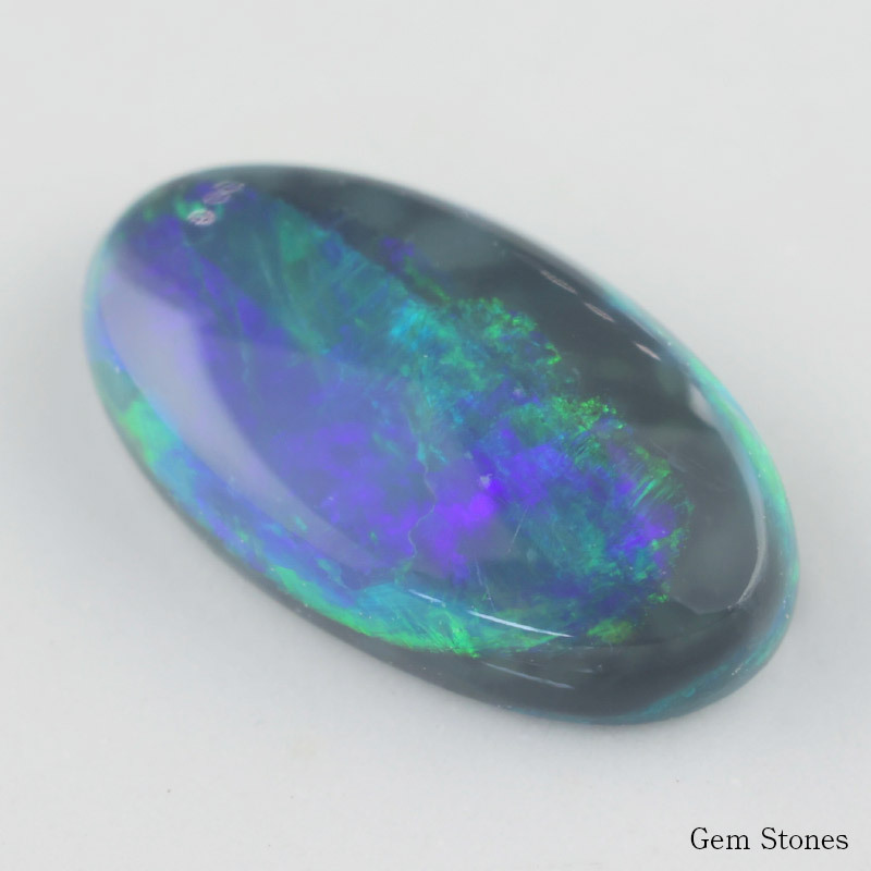 ブラックオパール 0.662ct ルース 裸石 宝石 イエロー グリーン レッド オレンジ ブラック オパール オーストラリア産  プレゼント 誕生石 10月 オリジナル ジュエリー コレクション