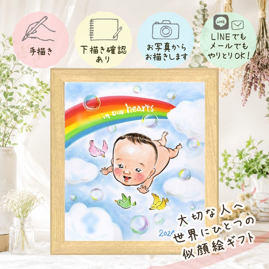 出産祝いのプレゼントに、プレゼントにも喜ばれています。 似顔絵 出産 プレゼント 手描き 贈り物 名入れ ギフト 出産祝い 記念 新生児 誕生日 お祝い 赤ちゃん ご両親 家族 夫婦 修正無料 名入れ 下書き確認 かわいい 親孝行 一生もの 実績多数 ベビー 宝物 誕生 出産祝い 同窓会 色紙 二次会 節目 結婚祝い 贈答品 バレンタインデー 初任給 百寿祝い メモリアルギフト 引っ越し 大量注文
