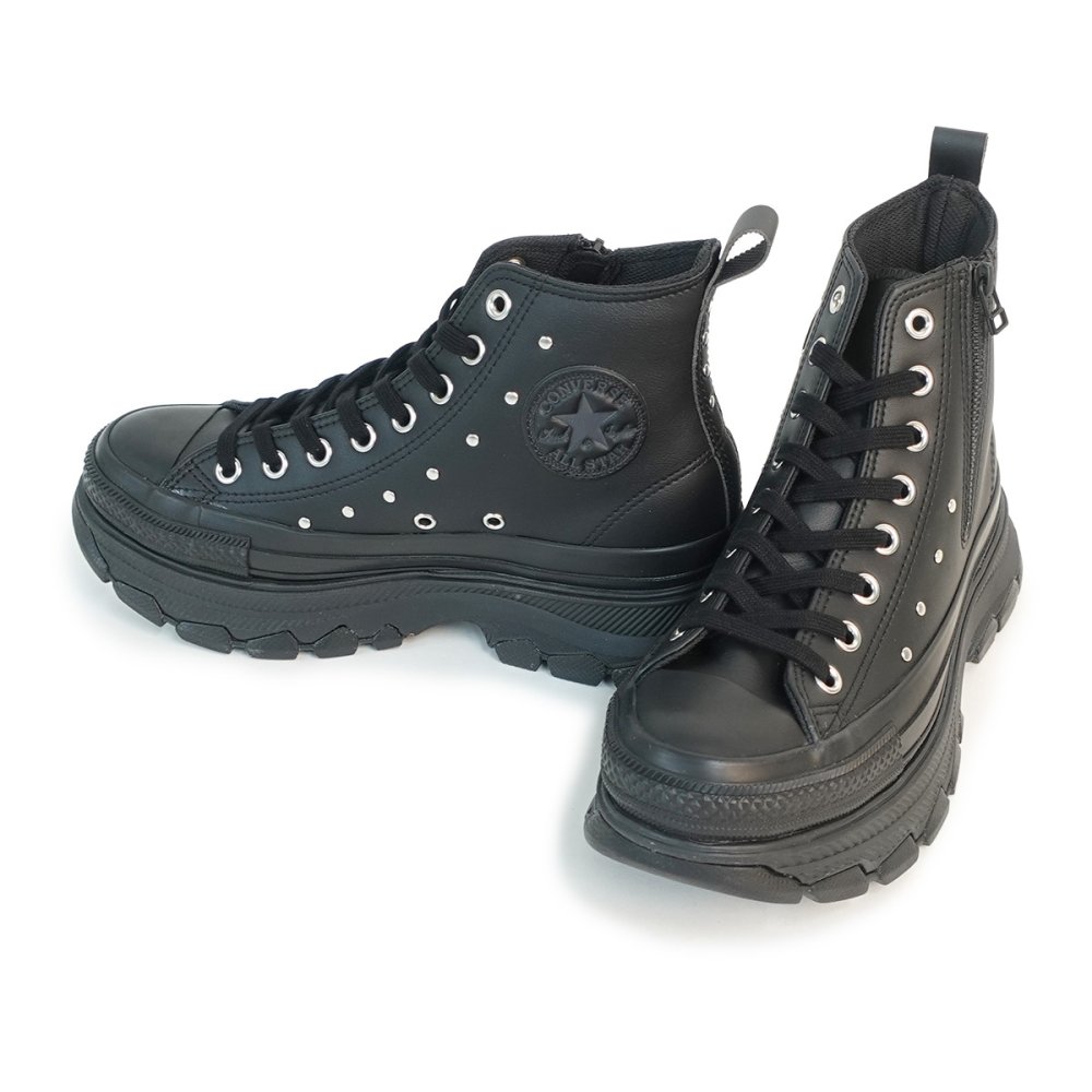 コンバース CONVERSE スニーカー シューズ 厚底 ハイカット メンズ レディース オールスター レックウエーブ SY SA Z HI クロムブラック ALL STAR TREKWAVE