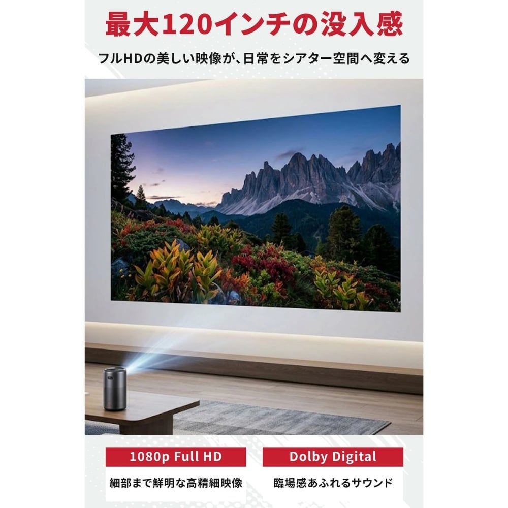 【ラッピング無料】Anker Nebula Capsule 3 モバイルプロジェクター D2425N11 Google TV フルHD 1080p 200ANSIルーメン バッテリー内蔵