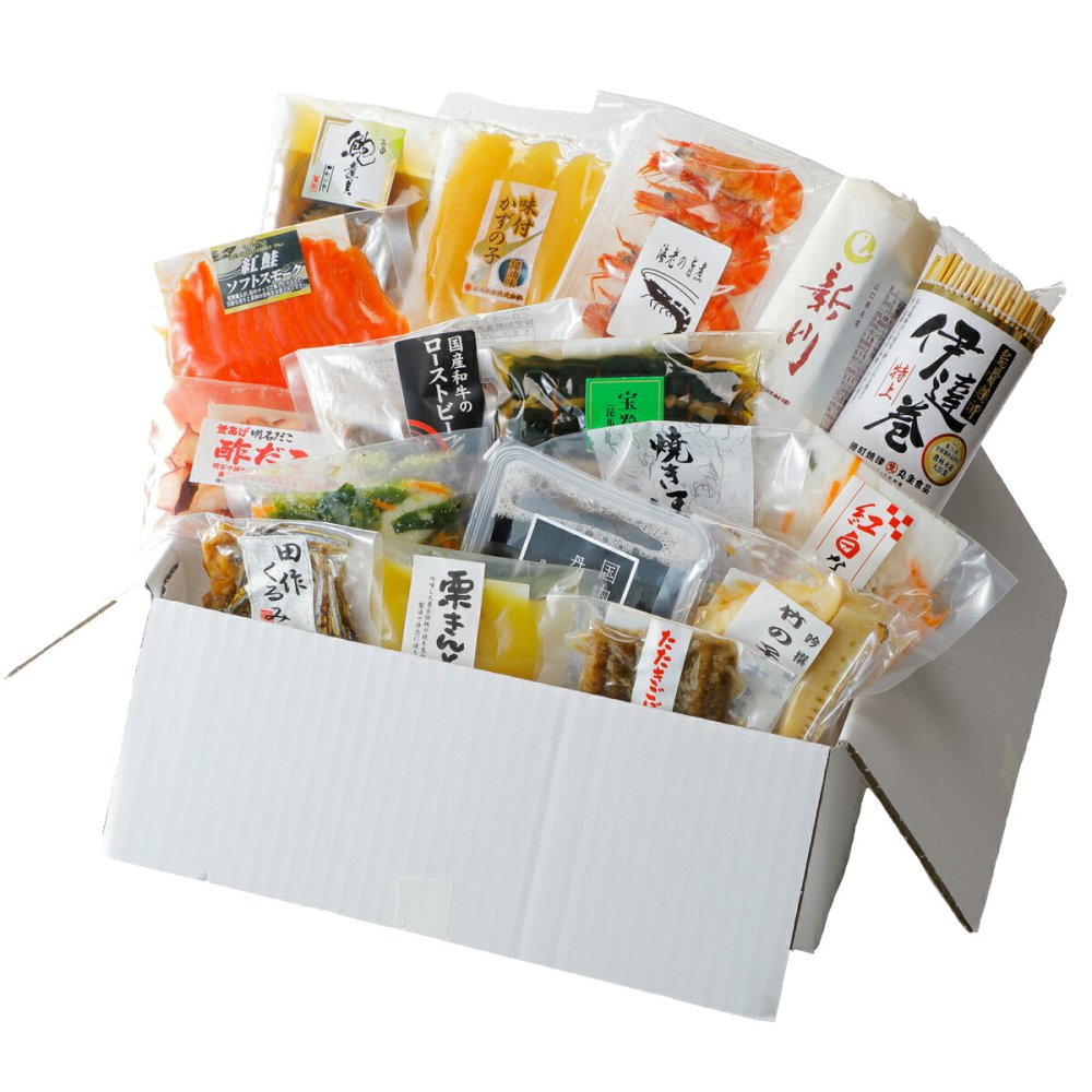 金のおせち 17品入 おせち料理 冷蔵 正月料理 縁起物 御節 惣菜【離島配送不可】