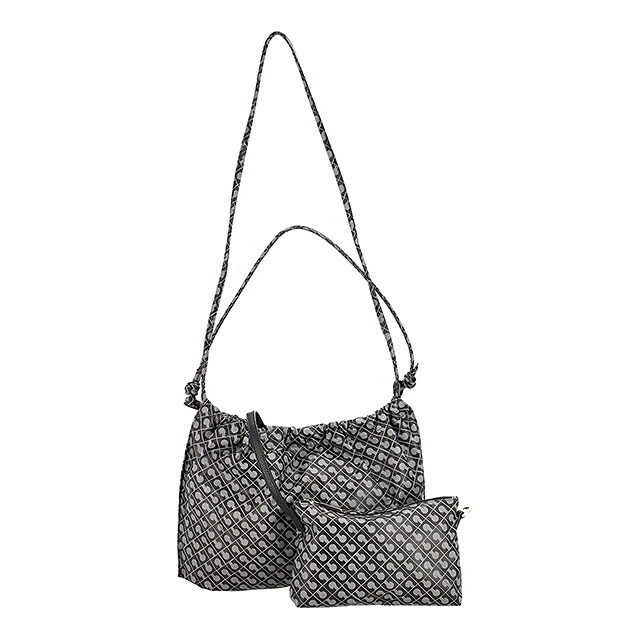 ゲラルディーニ ショルダーバッグ レディース ブランド GHERARDINI Italy GHB0210 GRANI グレー/ブラック