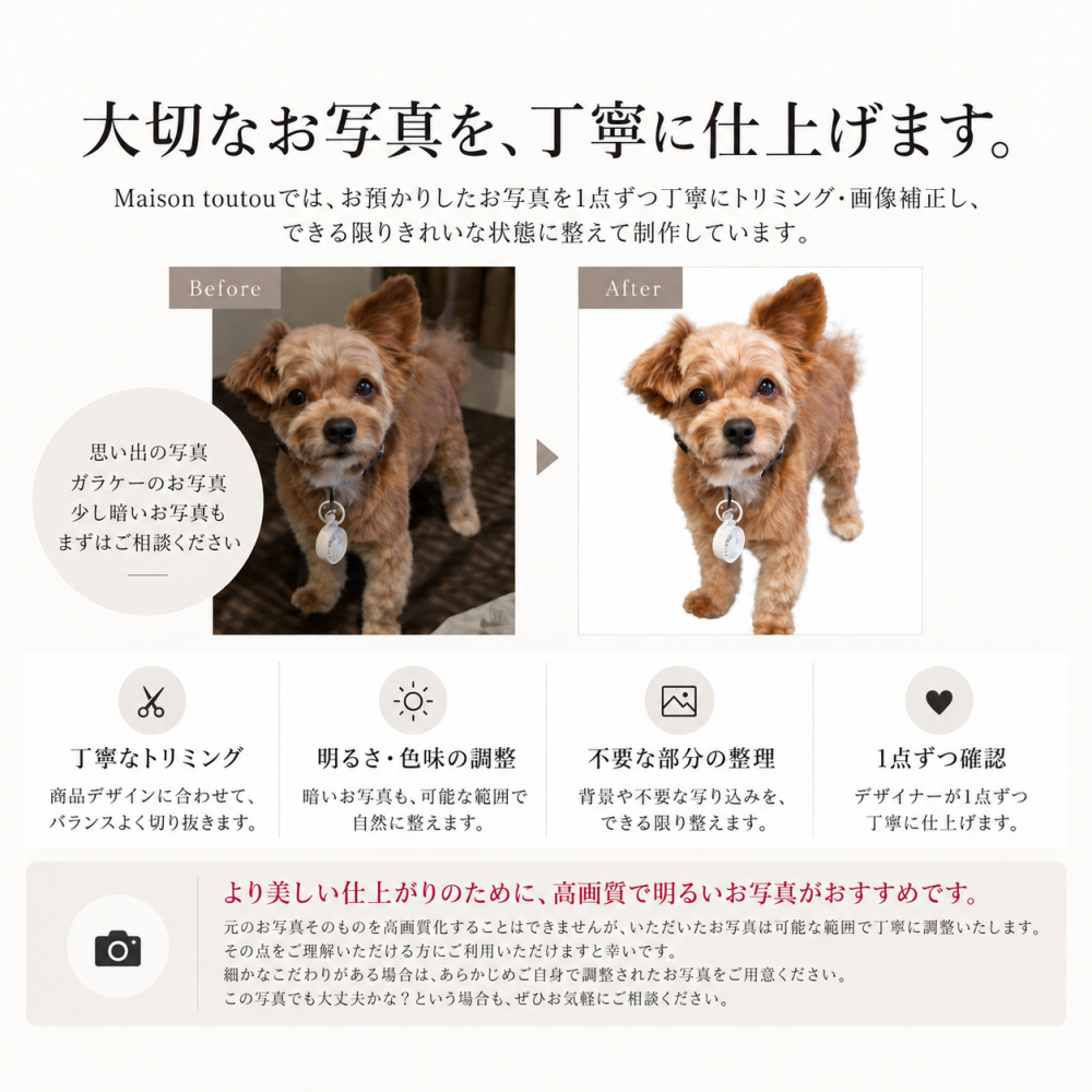 ペットのお写真で作るハンドタオル(ハンカチ) For PAPA | 名入れ・記念日いり【送料無料】お誕生日 母の日 父の日 敬老の日 還暦祝い クリスマスプレゼント うちの子グッズ お歳暮 クリスマス