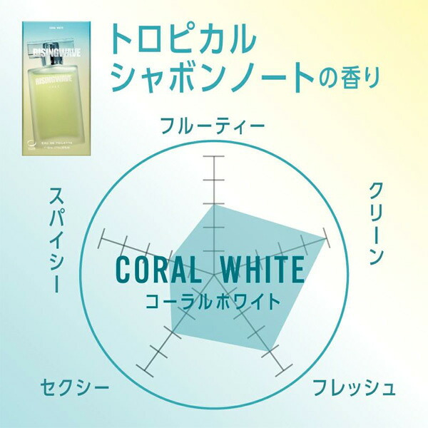 ライジングウェーブ RISING WAVE フリー コーラルホワイト EDT フレグランスユニセックス 香水 50ml