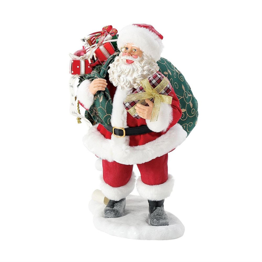 Sharing the Load 25.4cm | サンタ サンタクロース 人形 置物 フィギュア クリスマス ホリデー Possible Dreams 正規輸入品