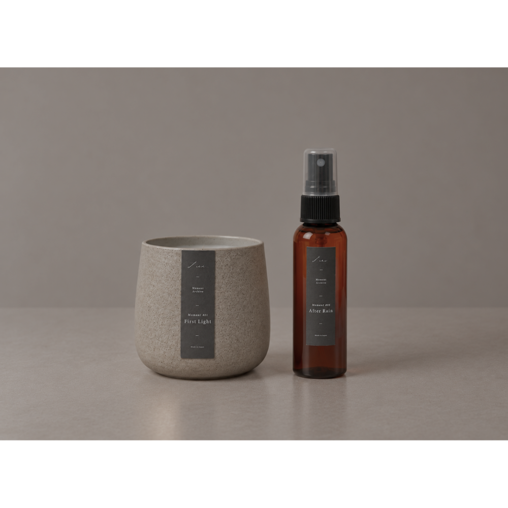 Set｜Still Candle & Fragrance Spray /アロマキャンドル&フレグランススプレーセット 選べる香り