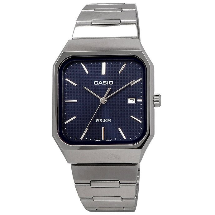 CASIO 腕時計 カシオ 時計 ウォッチ チープカシオ チプカシ STANDARD スタンダード アナログ クオーツ メンズ ネイビー 海外モデル MTP-B185D-2A1V [並行輸入品]