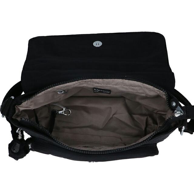 キプリング ショルダーバッグ レディース ブランド Kipling ダルマ B ロゴ ワンポイント 無地 KI8123-P39 Black Noir 黒
