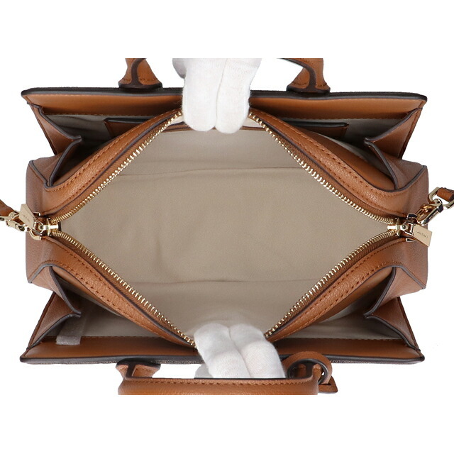 マイケルコース ハンドバッグ レディース ブランド MICHAEL KORS レイラ 2WAY 30S5G9IS1B-252 BRN ACORN