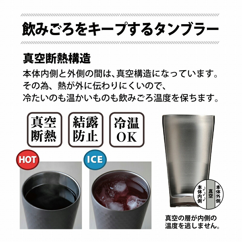 バロン　真空二重構造カップ（木箱入） BA-1530  ギフト 内祝い 御祝 御礼 記念品 引出物 結婚式 プレゼント 出産内祝い 結婚お祝い