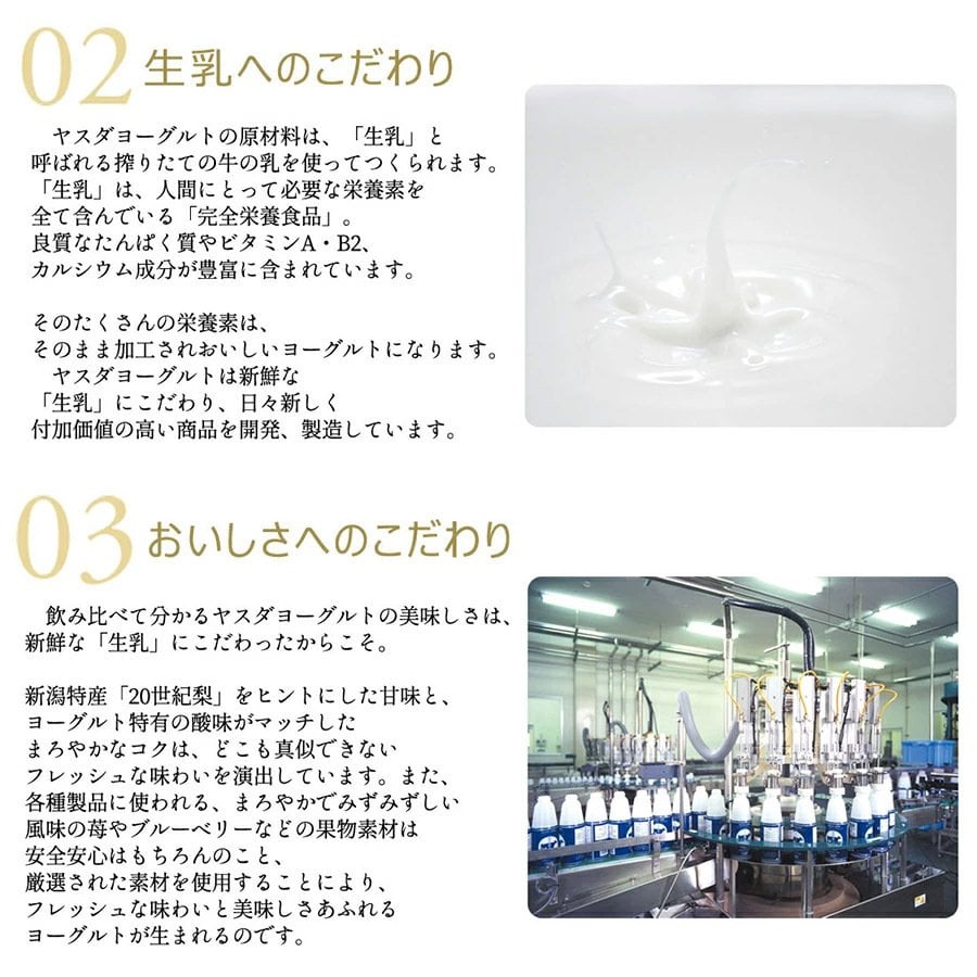 ヤスダヨーグルト ギフトセット 10点 セット 乳製品  飲むヨーグルト ドリンクヨーグルト ブルーベリー 越後姫 バナナ プレーン 新潟県産生乳 お歳暮 内祝い 贈り物 ギフト プレゼント お祝い お熨斗 化粧箱入り 季節の味わいを楽しむ贅沢なギフト 送料無料