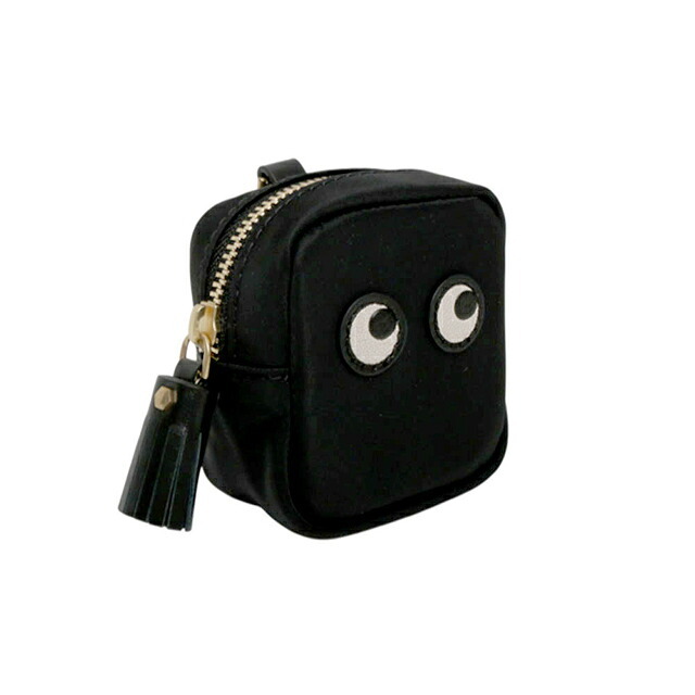 アニヤハインドマーチ ANYA HINDMARCH Eyes アイズ イヤホンポーチ イヤホンケース 193610 ユニセックス Black