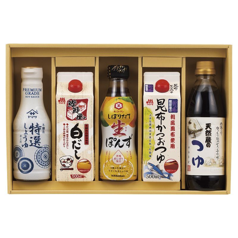 お歳暮・冬ギフト 上品な旨味調味料詰合せ No30 (JUH-30) ※送料無料(北海道・沖縄・離島への配送不可)