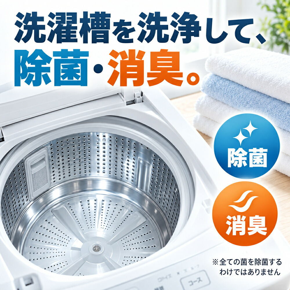 2個セット 非塩素系 洗濯槽クリーナー プロ仕様 750g 無香料 強力発泡 酵素系 黒カビ カビ胞子除去率99.9％ 除菌 消臭 生乾き臭 生乾き 入れるだけ ワカメ 溶かす