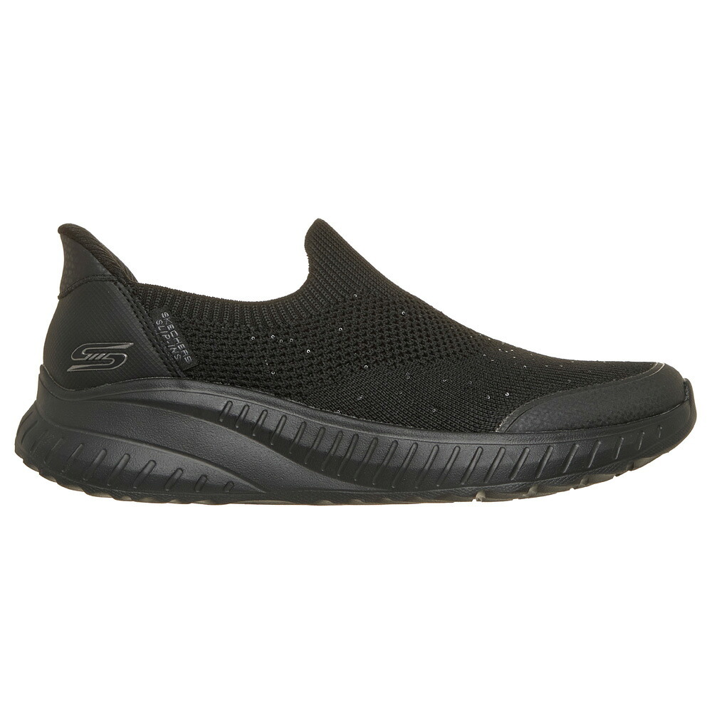 スケッチャーズ スリップインズ レディース スニーカー スリッポン ボブス スクワッド カオス サトル スパークル SKECHERS Slip-ins 立ったまま履ける 手を使わずに履ける ハンズフリー 靴 ノーマル幅 117252