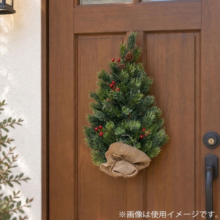欧州航路 フォレストツリー 送料無料 LCYP6804 リース オーナメント クリスマスツリー クリスマス ヨーロッパ 雑貨 インテリア 飾り ドア飾り ドアデコレーション 冬 木