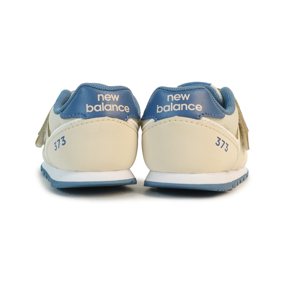 ニューバランス new balance 373 スニーカー 子供靴 ベビー シューズ 運動靴 靴 出産祝い 女の子 NB I373 8T7 W ベージュ/ブルー 運動会 通園 遠足