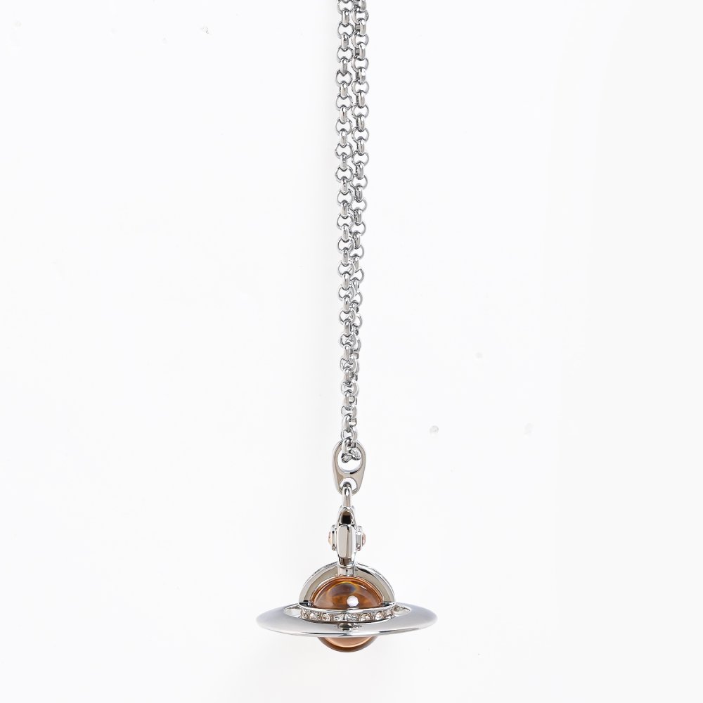 ヴィヴィアンウエストウッド Vivienne Westwood ネックレス ペンダント NEW TINY ORB タイニーオーブ レディース シルバー ライトピーチ 6302009702P762 ジュエリー 送別会 誕生日 結婚祝い 結婚式 彼氏 息子 夫 男性 高級 父の日 母の日【スペシャルラッピング660円(別売り)】 即日発送 彼氏 財布 バレンタイン