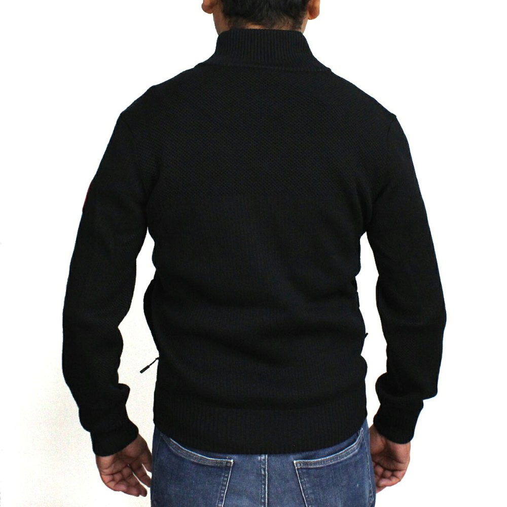 カナダグース CANADA GOOSE ジャケット ニット HYBRIDGE KNIT JACKET 6830M 9061 メンズ ブラック 海外正規品