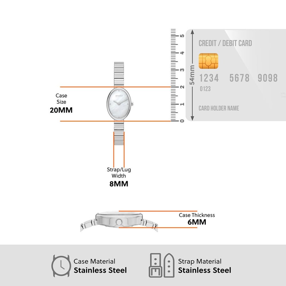 スカーゲン SKAGEN 腕時計 レディース 二針 ANITA OVAL   SKW3182【2026 新作】