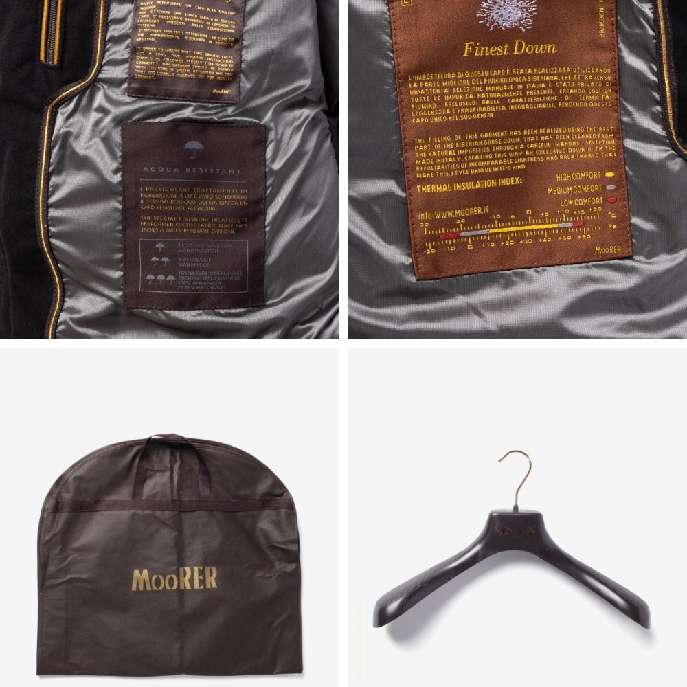 ムーレー MOORER Bomber jacket ボンバージャケット JAKE-SHK ジェイク MOUBO100161 TEPA206 ダウンジャケット メンズ アウター JAKE SHK