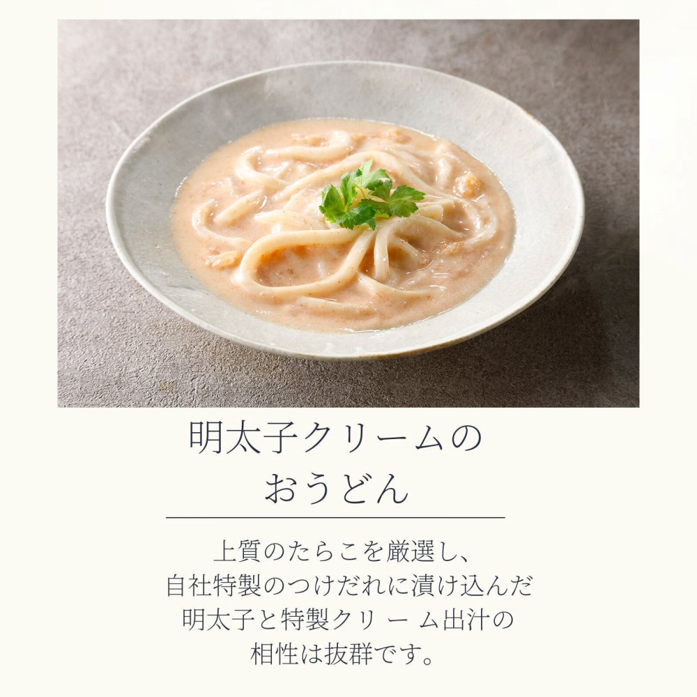 至高の一杯 つるとんたん 明太子クリームのおうどん 2人前 お出し1種 お中元 夏ギフト ギフト梱包 グルメギフト 内祝い うどん