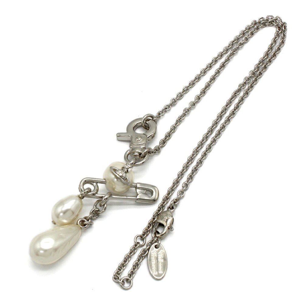 ヴィヴィアンウエストウッド Vivienne Westwood ネックレス ペンダント 63010135-02P103-IM CLAUDE SMALL アクセサリー レディース プラチナム 海外正規品