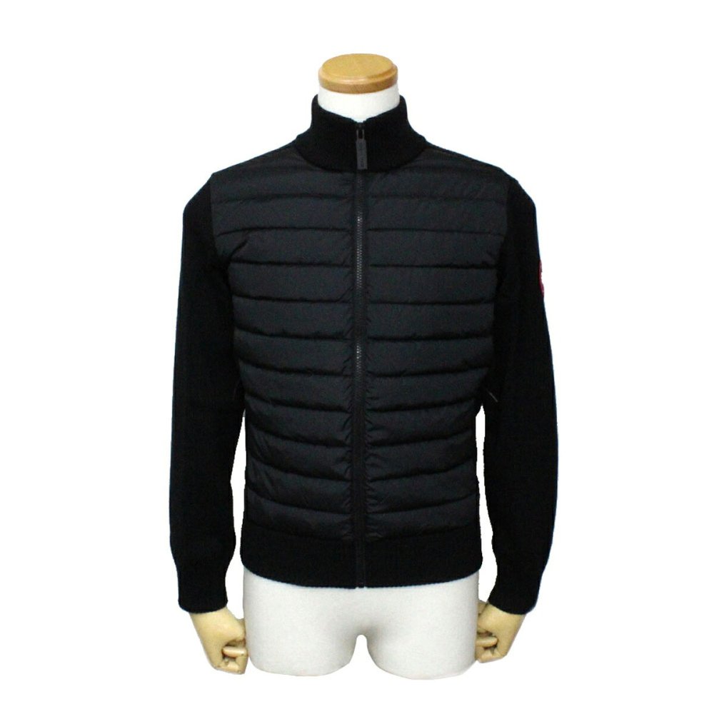 カナダグース CANADA GOOSE ジャケット ニット HYBRIDGE KNIT JACKET 6830M 9061 メンズ ブラック 海外正規品