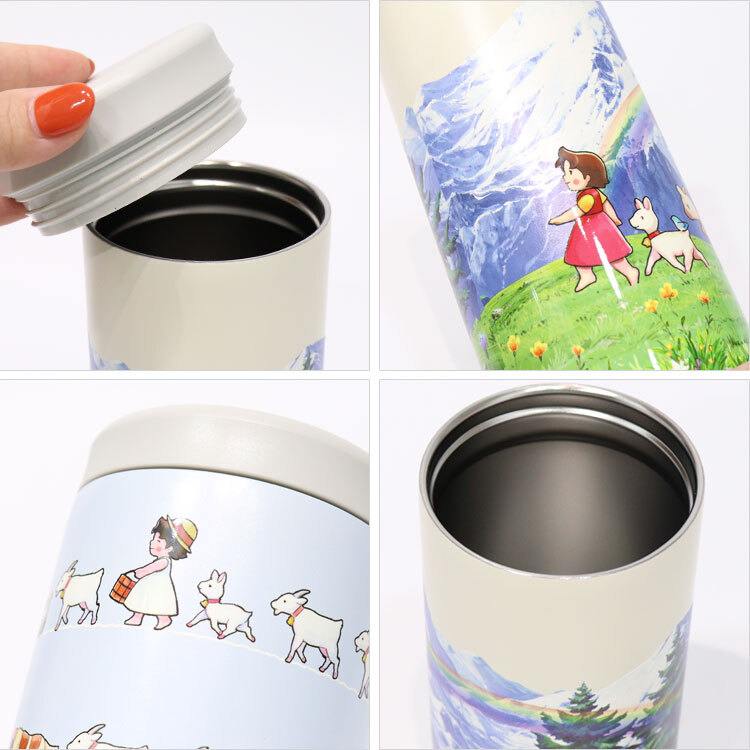 アルプスの少女 ハイジ 3WAY マルチステンレスボトル 580ml 送料無料 812-504 812-503 ステンレスボトル 水筒 真空二重 保温保冷 ペットボトルホルダー 缶ホルダー ハイジ ペーター ヨーゼフ ユキちゃん