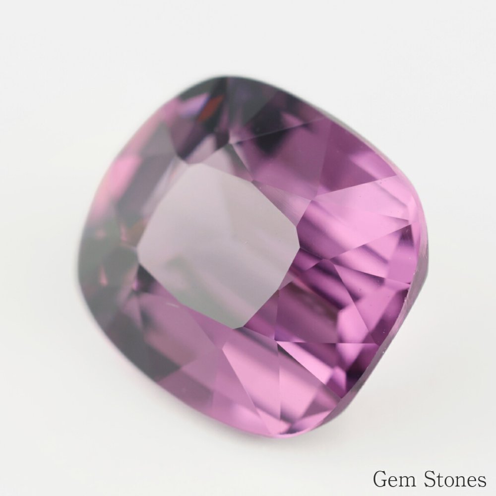 高品質 スピネル 2.29ct ルース 宝石 裸石 大粒 パープル バイオレット 紫 ジュエリー オリジナル 制作 コレクション 記念 お守り 誕生日 プレゼント