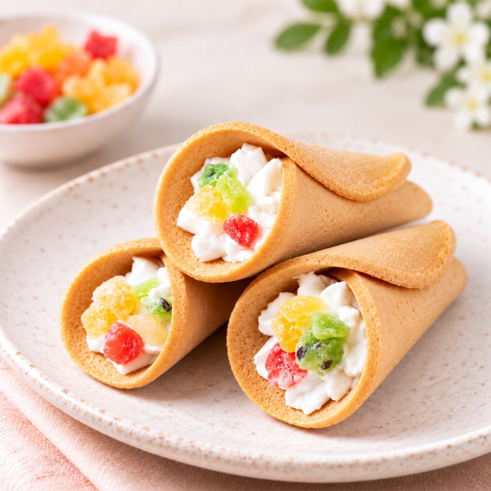 お菓子 花彩つむぎ フルーツ 3箱 せんべい 和菓子 スイーツ デザート おやつ ご当地スイーツ お取り寄せスイーツ 京せんべい 関製菓本舗 藤兵衛庵