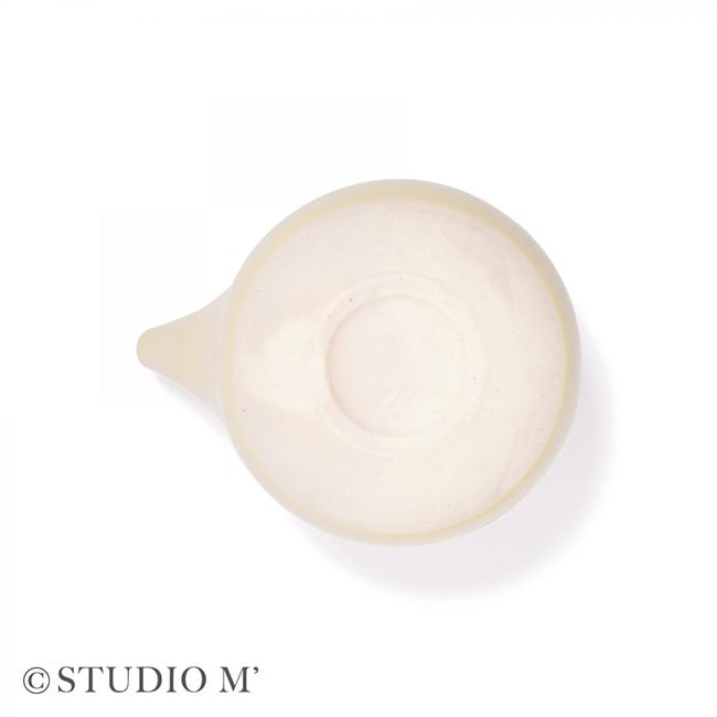 studio m’ スタジオエム なつめ 土瓶[急須 おしゃれ ティーポット 土瓶急須 和食器 日本製 陶器 かわいい 小さめ ミニ ポット 電子レンジ対応 来客用 お茶 煎茶道具 紅茶 ティータイム 籐 ハンドル 持ち手 ナチュラル]