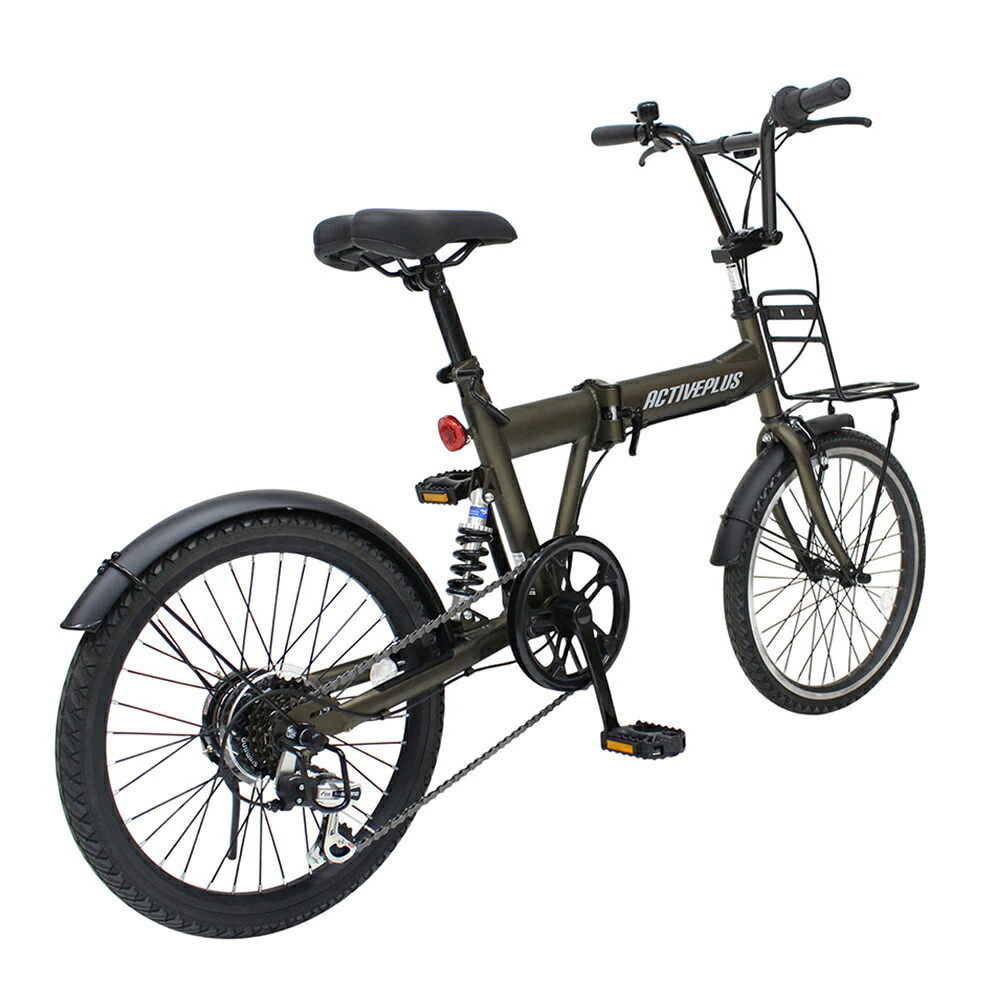 自転車 折り畳み MIMUGO ミムゴ ACTIVEPLUS ノーパンク20インチ折畳み自転車 6段変速機搭載 MG-AP206NBZ【代引不可】【メーカー直送】