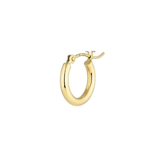 【無料ラッピング】  ヨンドシー 4℃ Hoop K10イエローゴールド ピアス 片耳用 ブランド 正規品 新品 ギフト プレゼント 人気 おすすめ 誕生日 記念日 クリスマス 送料無料