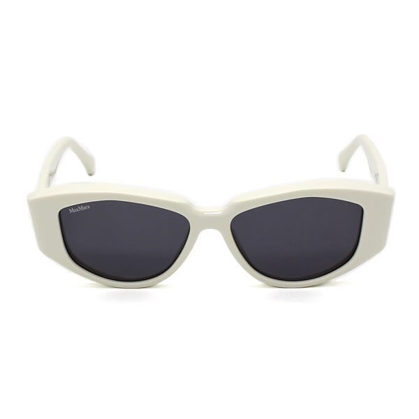 マックスマーラ サングラス MAX MARA MM0161/S 21A 52 サングラス グローバルフィット MM0161-21A-52 オフホワイト ダークグレー ユニセックス
