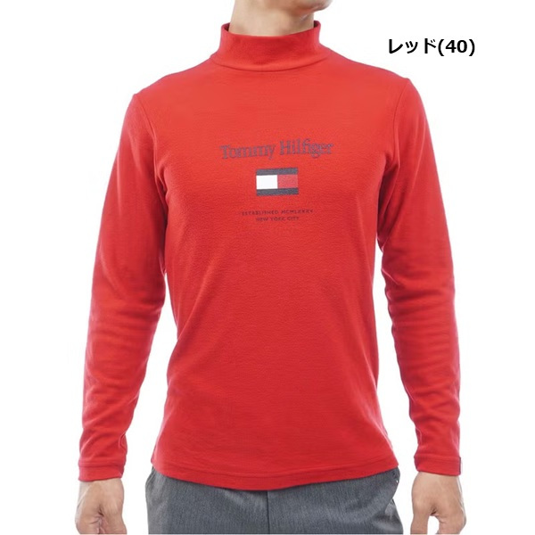 トミーヒルフィガー ゴルフ メンズ トミーフラッグ 長袖ハイネックシャツ TOMMY HILFIGER THMA682 2026年秋冬モデル お誕生日祝い お祝い 記念品 お父さん 父の日 彼氏 男性 30代 40代 50代 60代  還暦祝い 敬老の日 人気プレゼント プレゼント