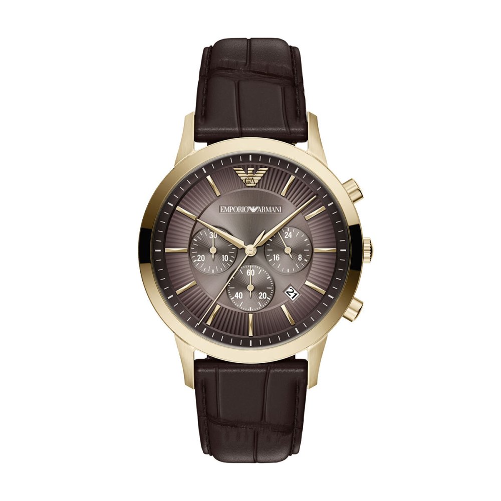 エンポリオアルマーニ EMPORIO ARMANI 腕時計 メンズ クロノグラフ レザー AR11822【2026 新作】