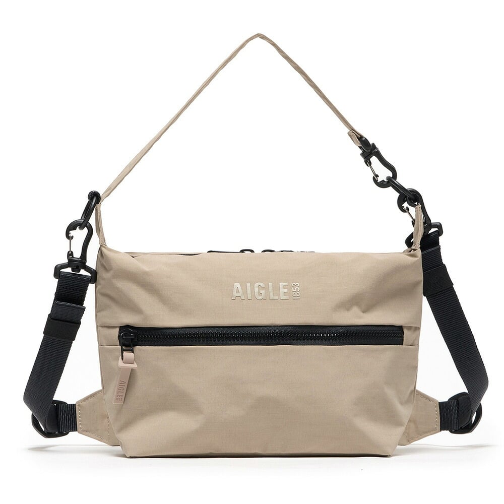 エーグル AIGLE ミニショルダーバッグ CITY 撥水 2WAYショルダーポーチ 2L リサイクルナイロン ショルダーバッグ 手持ち メンズ レディース ZNHBX51