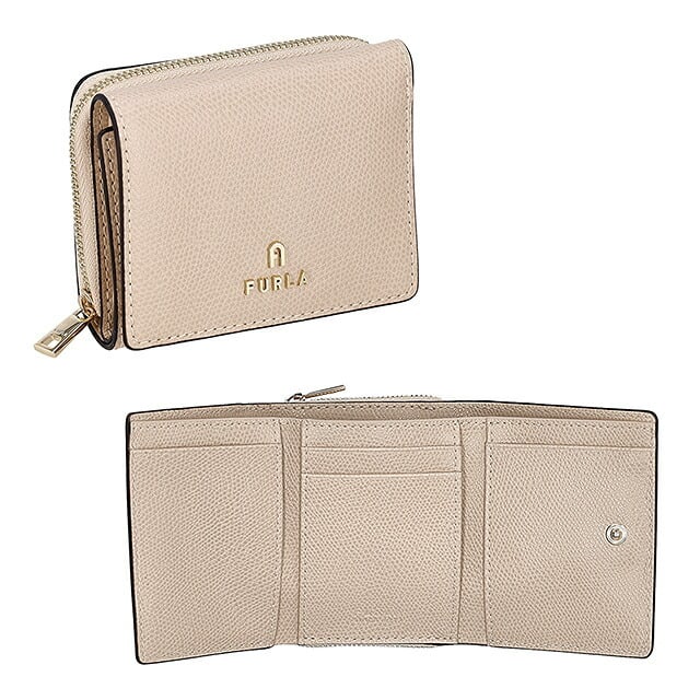 フルラ 三つ折り財布 三折財布 コンパクト レディース ブランド FURLA China WP00593-ARE000 B4L00 ライトベージュ/クリーム