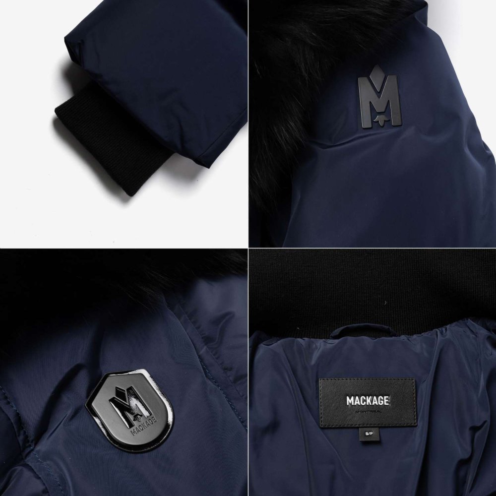 マッカージュ MACKAGE ADALI-BX HOODED DOWN COAT フーデッド ダウン コート ミドル丈 ダウンジャケット ファー レディース アウター