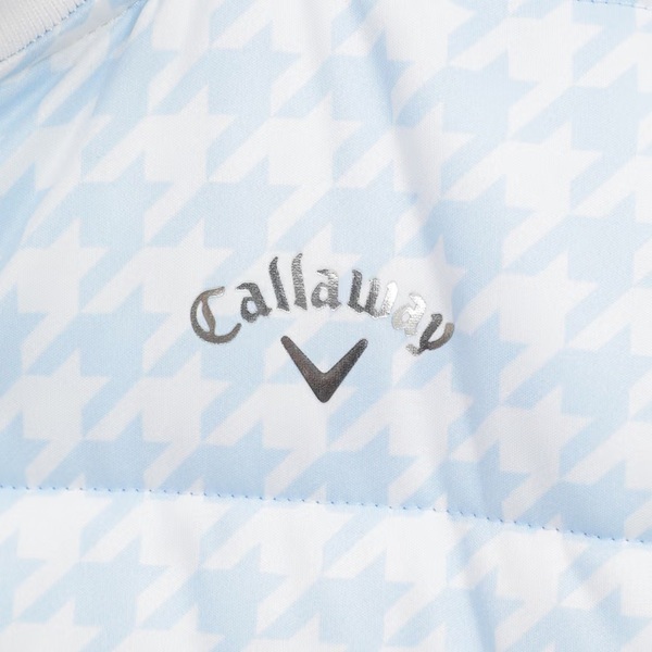 キャロウェイ ゴルフ レディース ブルゾン スターストレッチ千鳥プリント中綿ブルゾン (WOMENS) Callaway Golf C25215203 2025年秋冬モデル お誕生日祝い お祝い 記念品 30代 40代 50代 60代 母の日 お母さん 還暦祝い 敬老の日 彼女 人気プレゼント プレゼント