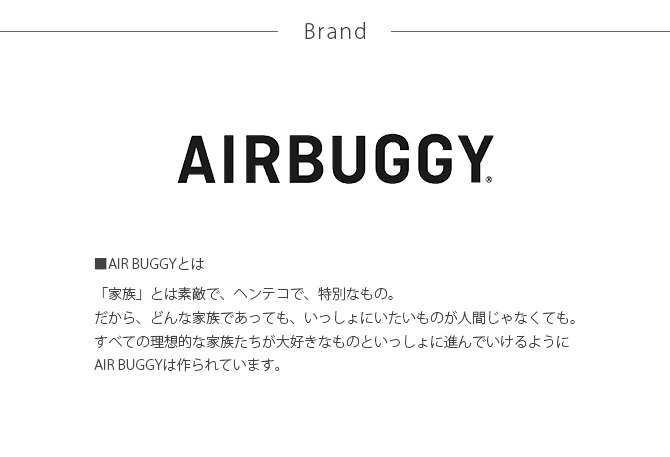 AIR BUGGY エアバギー 3WAY バックパックキャリー ワイド用レインカバー