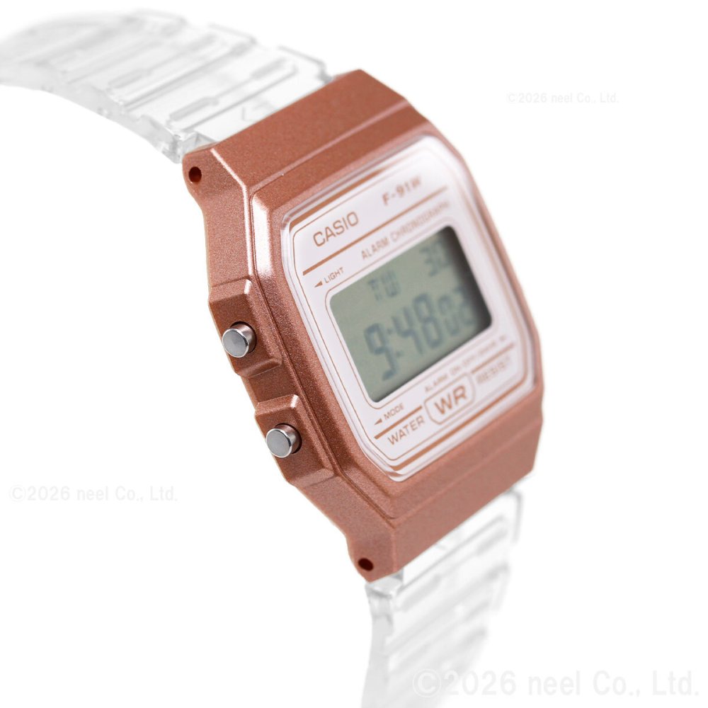 カシオ コレクション CASIO Collection デジタル 腕時計 F-91WS-7A3JF スケルトンバンド【2026 新作】