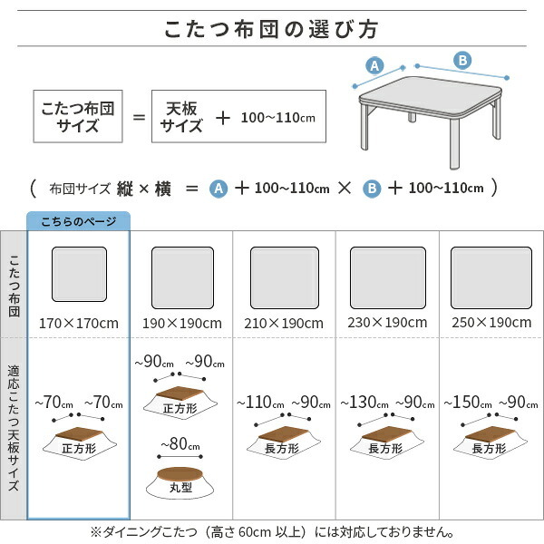 リバーシブルコーデュロイ保温綿入こたつ布団-ロア 170x170cm SAI 彩 正方形 こたつ布団単品 保温 あったか 掛け布団 かけふとん コタツ 炬燵 こたつぶとん おしゃれ シンプル ベーシック ナチュラル 北欧 高級感 ブラウン ベージュ 冬用